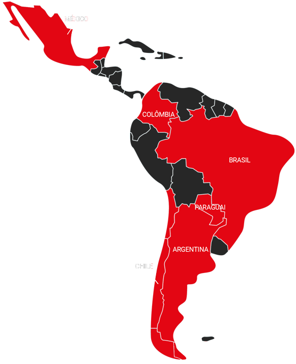 Mapa de Atuação da Empresa